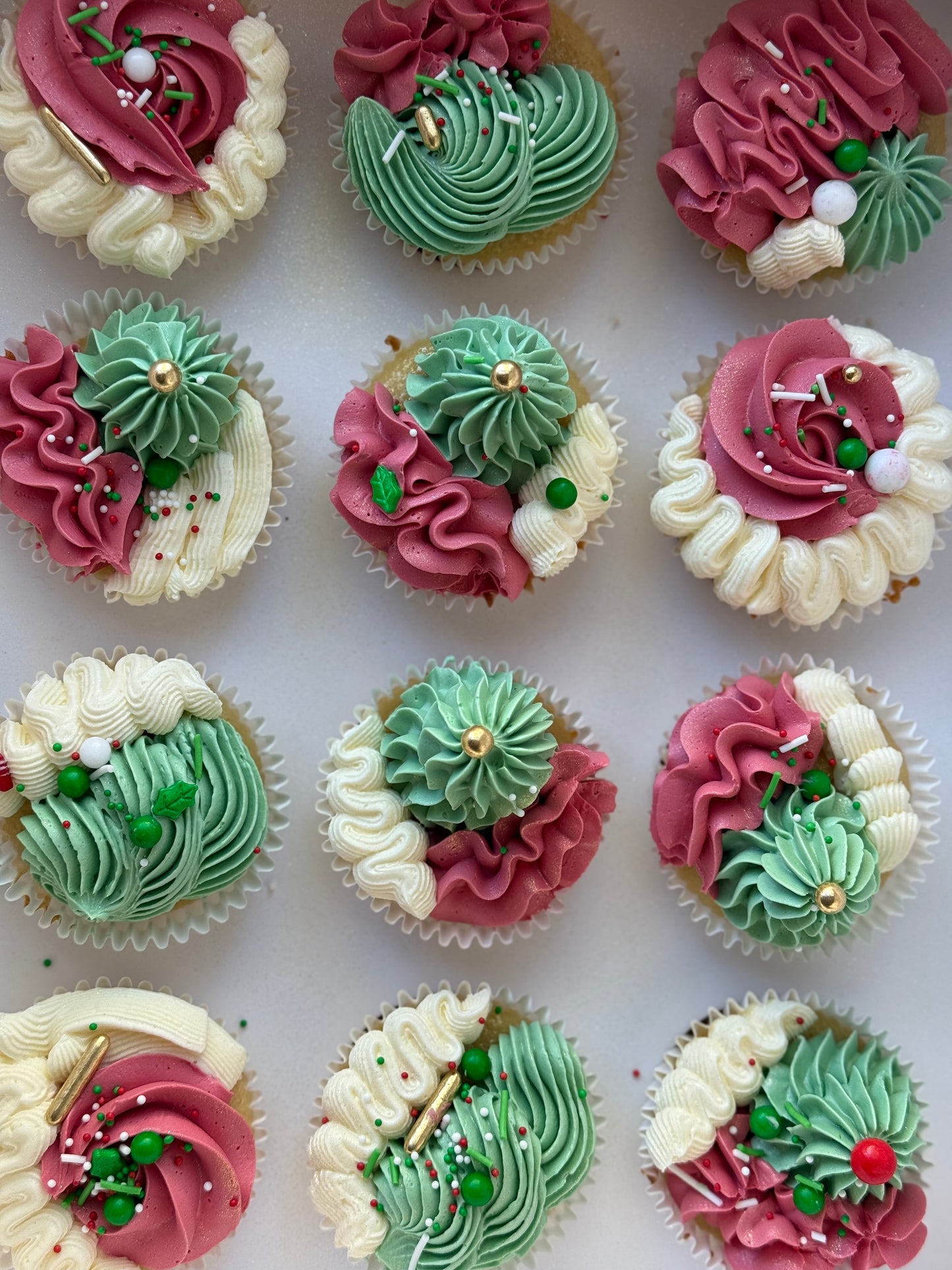 Custom fancy cupcakes